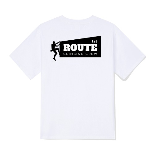 route crew 오버핏 티셔츠 로고디자인