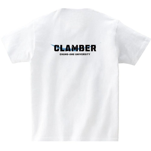 크루링크 중앙대 클램버 사계절 티셔츠 기본 로고