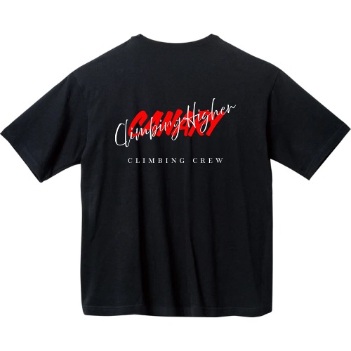 CANARY 클라이밍크루 오버핏 티셔츠 화이트 폰트