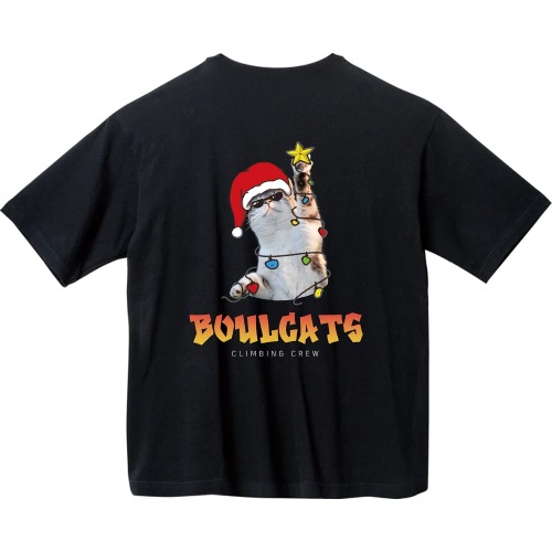 볼더링캣츠 클라이밍크루 오버핏 티셔츠 크리스마스 버전