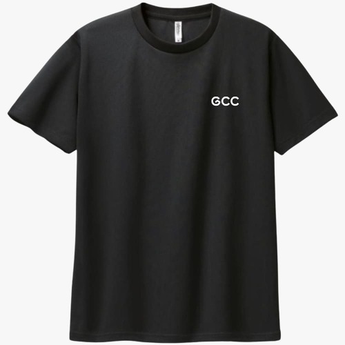 GCC 도가니산악회 드라이 라운드 티셔츠 화이트로고