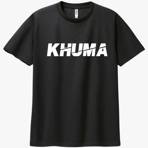 쿠마 러닝크루 드라이 라운드 티셔츠 KHUMA로고