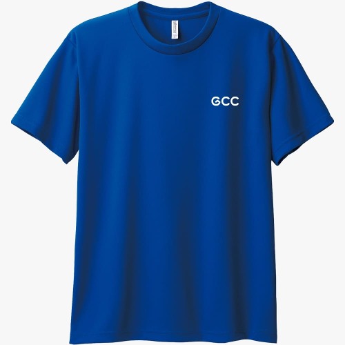 GCC 도가니산악회 드라이 라운드 티셔츠 라이트블루로고
