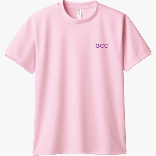 GCC 도가니산악회 드라이 라운드 티셔츠 퍼플로고