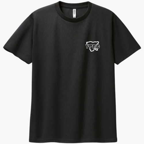YPRC 러닝크루 드라이 라운드 티셔츠 화이트 로고